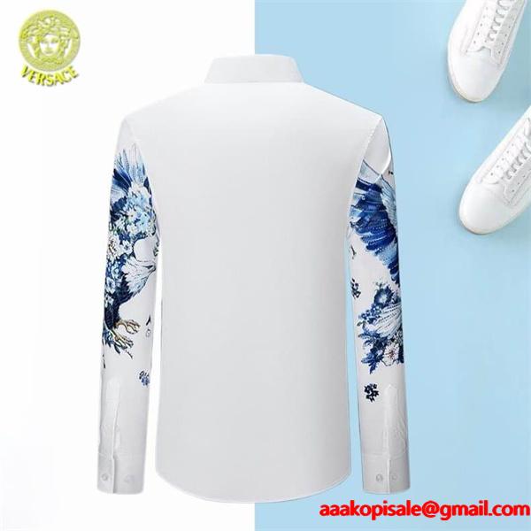 2025トレンドカラー ヴェルサーチ長袖シャツコピー VERSACEブランド コピー 激安(日本最大級)