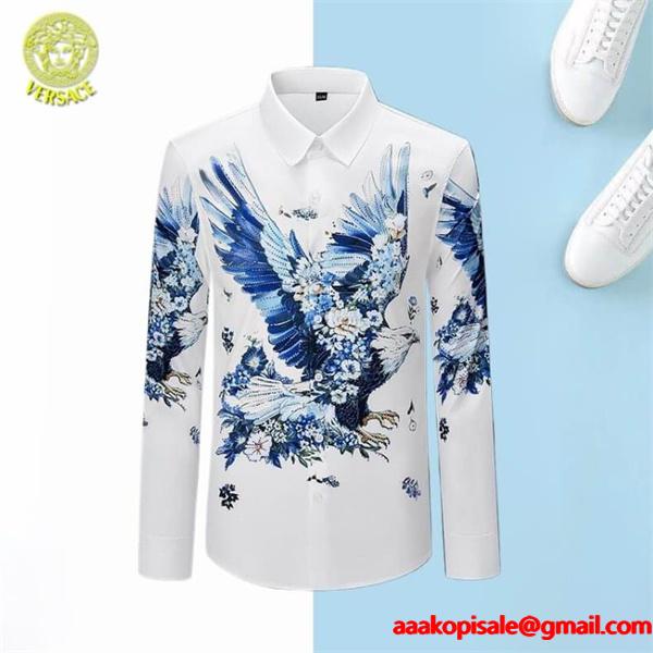 2025トレンドカラー ヴェルサーチ長袖シャツコピー VERSACEブランド コピー 激安(日本最大級)