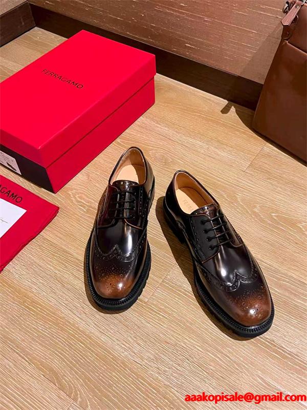 2026上品☆☆ フェラガモビジネスシューズコピー FERRAGAMO   激安(日本最大級)
