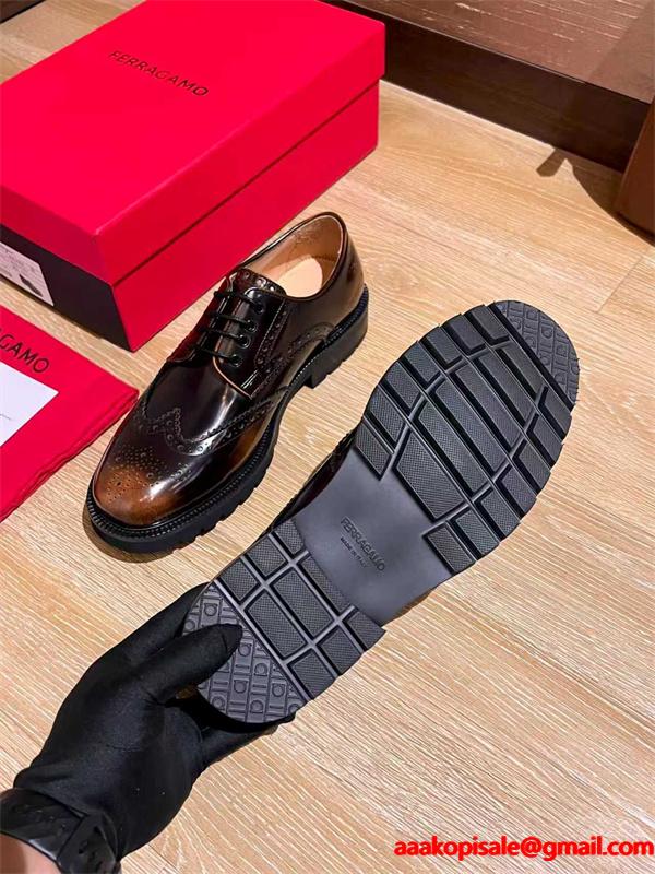 2026上品☆☆ フェラガモビジネスシューズコピー FERRAGAMO   激安(日本最大級)