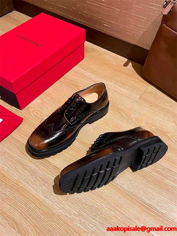 2026上品☆☆ フェラガモビジネスシューズコピー FERRAGAMO   激安(日本最大級)