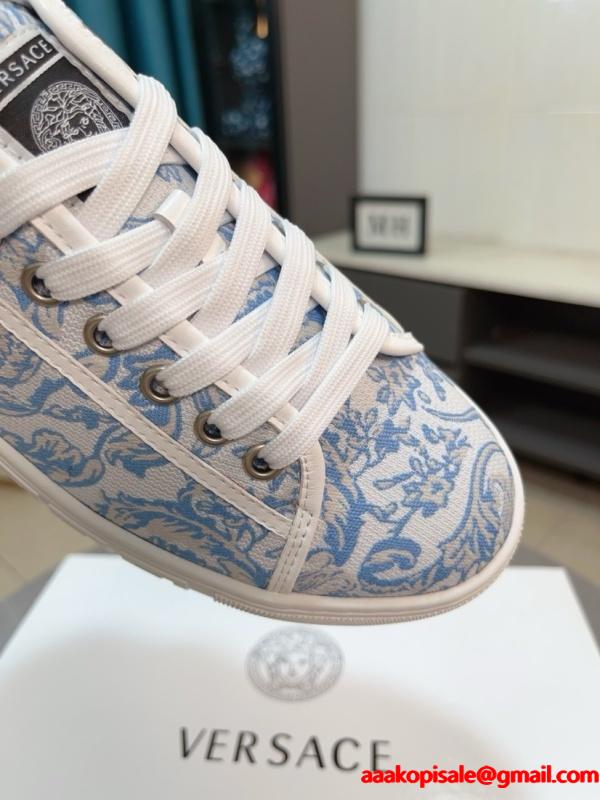 さりげないデザイン ヴェルサーチスニーカーコピー2025最新作 VERSACE 可愛いすぎる  質が良い  ブランド コピー 激安(日本最大級)