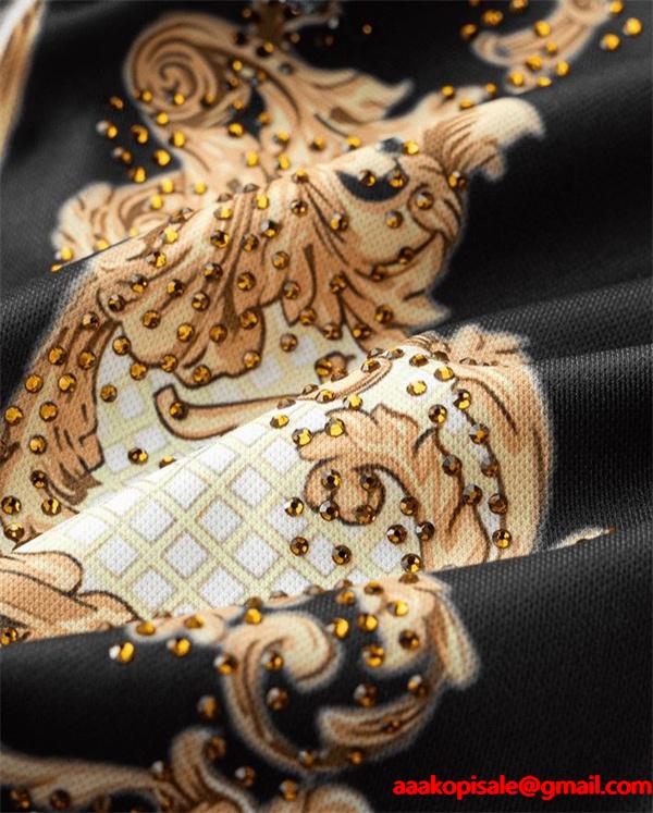 数量限定特売品 カジュアル2色可選 最落なし  希少  VERSACE ヴェルサーチシャツコピー 激安(日本最大級)