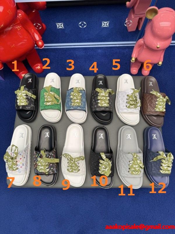 11色可選 ルイ ヴィトン サンダル コピーLOUIS VUITTON カジュアルスタイルを軽快に 2025人気新色が登場_ 激安(日本最大級)