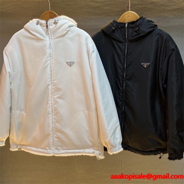 リバーシブル☆☆プラダジャケットコピー2025-26秋冬流行り レディース  通販ショッピング