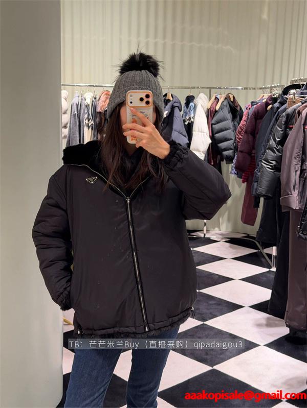 リバーシブル☆☆プラダジャケットコピー2025-26秋冬流行り レディース  通販ショッピング