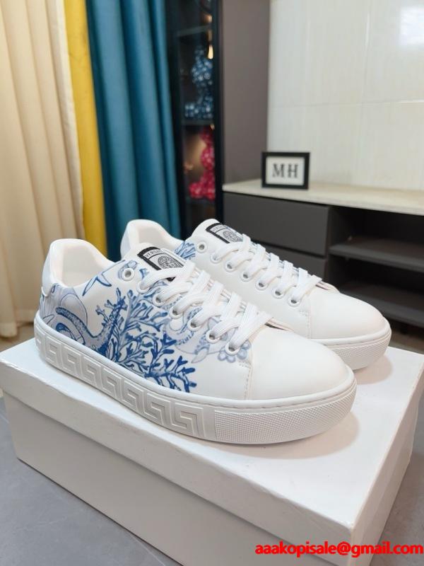 2025人気 VERSACE ヴェルサーチ カジュアルシューズ コピーこれからの季節大活躍  激安(日本最大級)