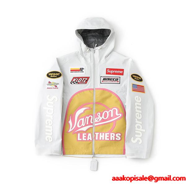 2025-2026新作Supreme x Vanson Leathers コラボ FW25 GORE-TEX Shell Jacket シュプリームジャケット　スーパーコピー　ブルゾン