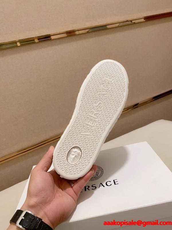 2025限定販売 新品 VERSACE ヴェルサーチ カジュアルシューズ コピー 激安(日本最大級)