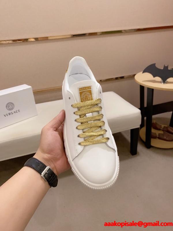 2025限定販売 新品 VERSACE ヴェルサーチ カジュアルシューズ コピー 激安(日本最大級)