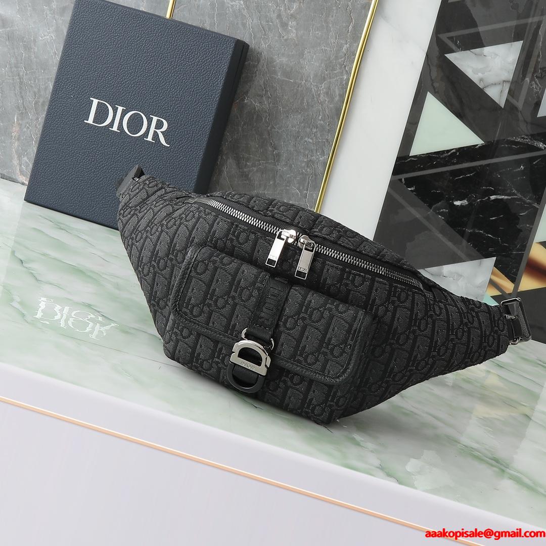 ラフさとおしゃれを両立 春夏トレンドディオールウェストバッグコピー DIOR 激安 1EIBO071YKY H03E