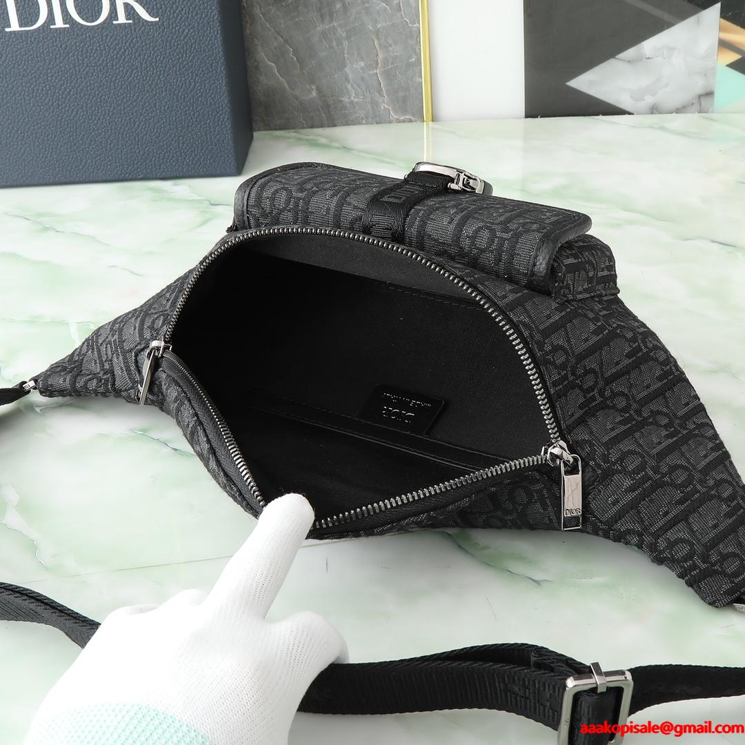 ラフさとおしゃれを両立 春夏トレンドディオールウェストバッグコピー DIOR 激安 1EIBO071YKY H03E