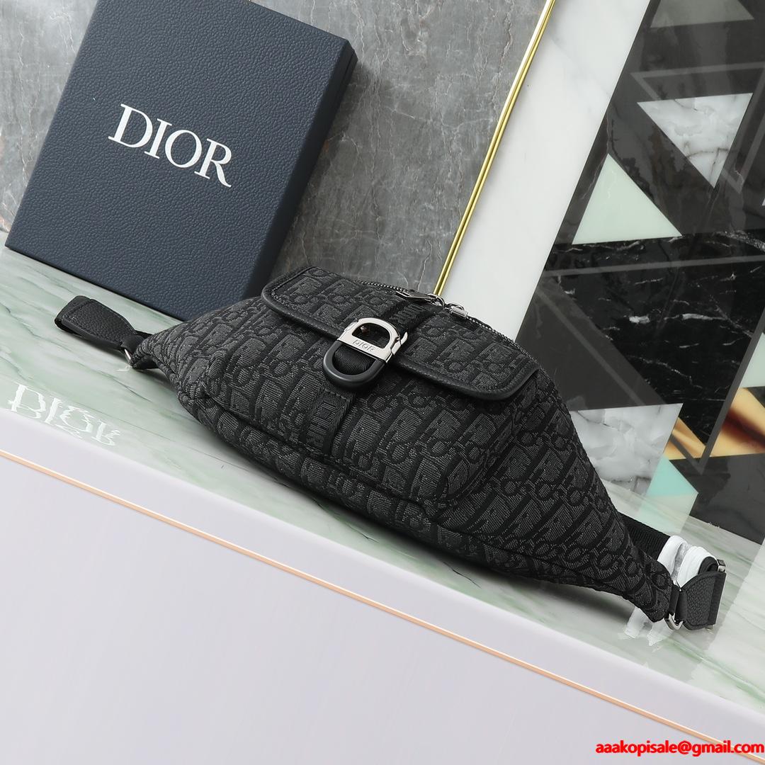 ラフさとおしゃれを両立 春夏トレンドディオールウェストバッグコピー DIOR 激安 1EIBO071YKY H03E
