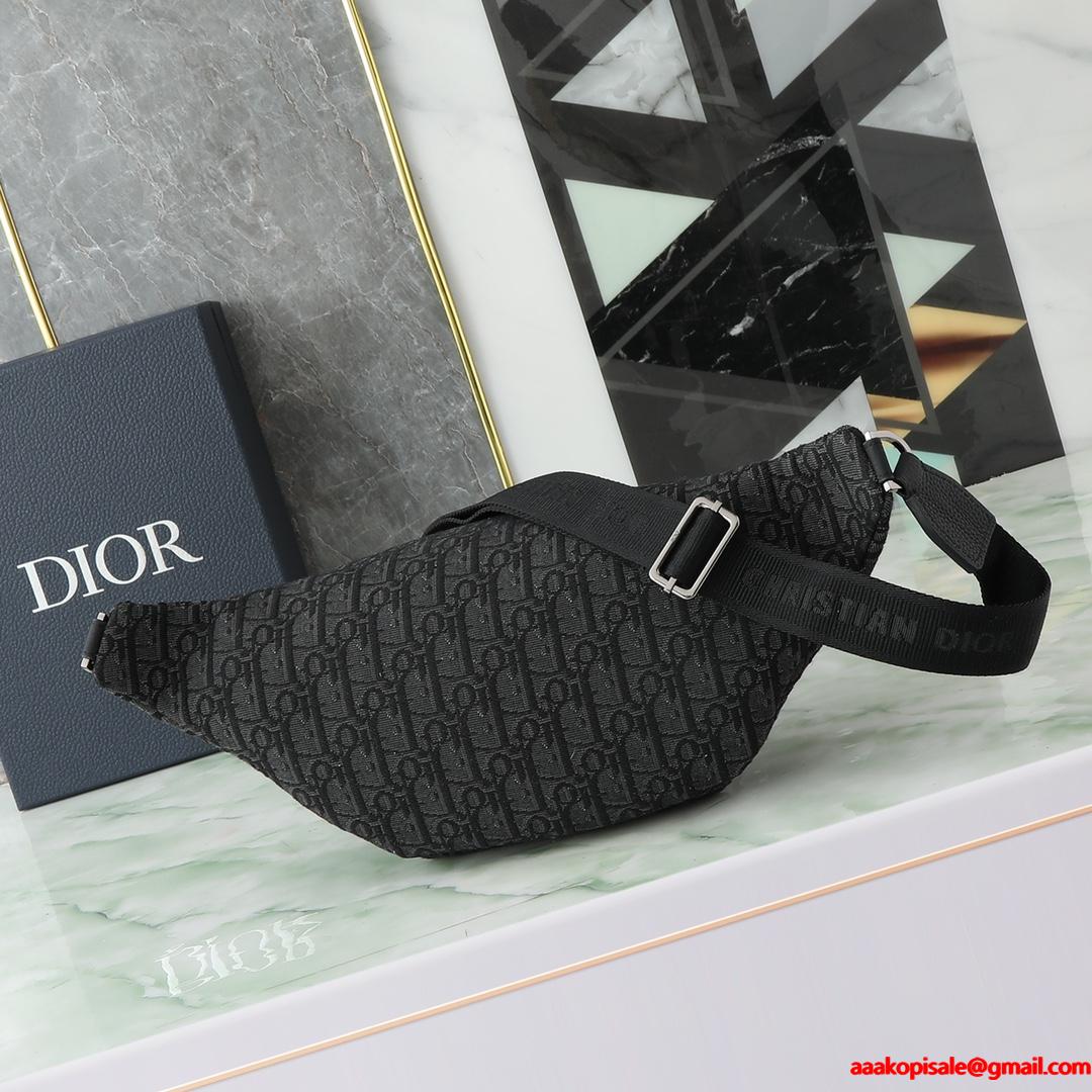 ラフさとおしゃれを両立 春夏トレンドディオールウェストバッグコピー DIOR 激安 1EIBO071YKY H03E