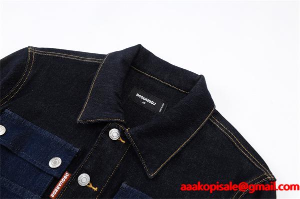 カジュアル☆☆2025-2026人気ディースクエアードデニムジャケットコピーメンズDSQUARED2
