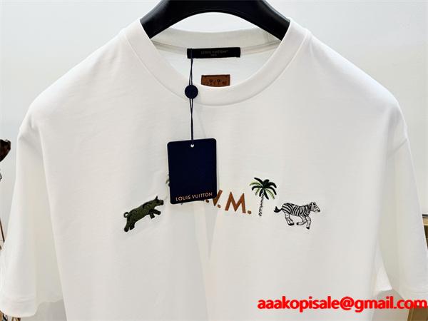 26SS最新LV X THE DARJEELINGLIMITED ☆ルイヴィトンtシャツコピー人気ランキングホワイト色春夏の必須アイテム激安(日本最大級)
