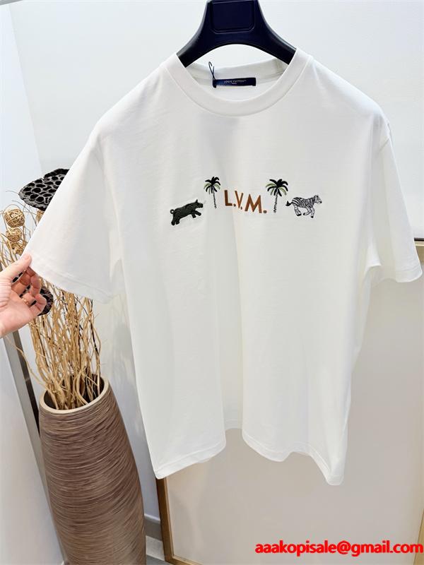 26SS最新LV X THE DARJEELINGLIMITED ☆ルイヴィトンtシャツコピー人気ランキングホワイト色春夏の必須アイテム激安(日本最大級)