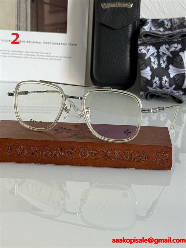 クロムハーツ CHROME HEARTS 眼鏡 コピー 最新 2026年SSトレンド新品登場激安(日本最大級)MAHUNM II SIZE:55-22-150