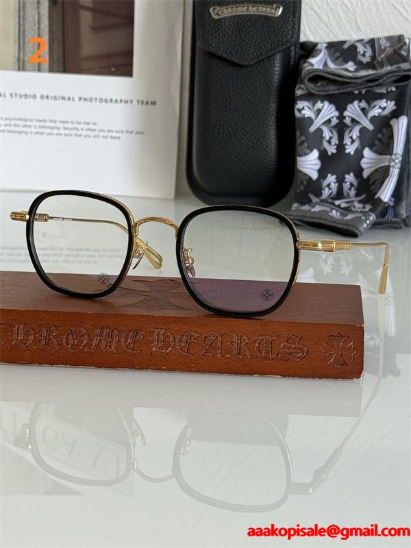 大人気 クロムハーツ 眼鏡コピーCHROME HEARTS 最新トレンド2026年春夏コレクション SEXCEL II SIZE：52口21-146 激安