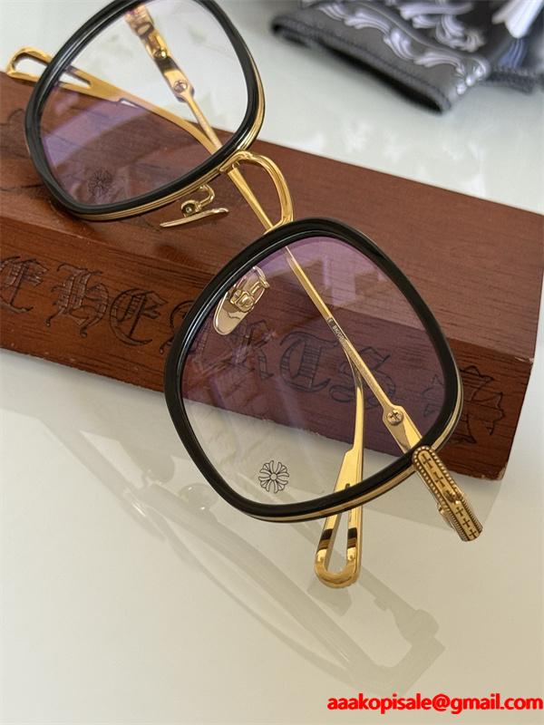 大人気 クロムハーツ 眼鏡コピーCHROME HEARTS 最新トレンド2026年春夏コレクション SEXCEL II SIZE：52口21-146 激安
