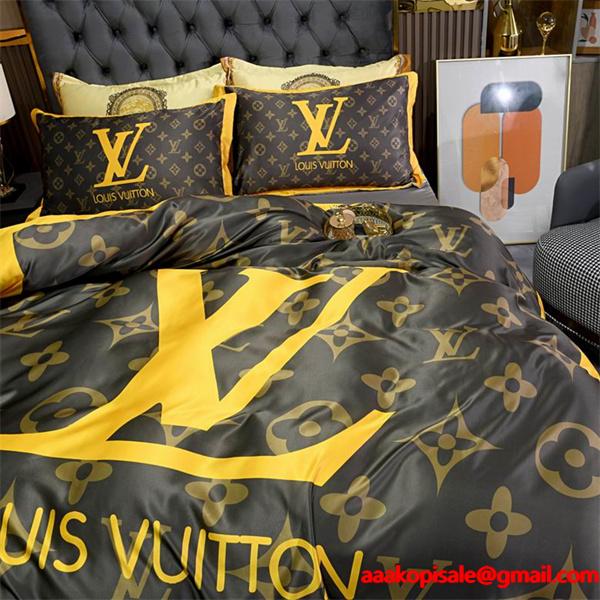 ルイ ヴィトン LOUIS VUITTON 寝具4点セットコピー 激安 普段使いOK_(日本最大級)
