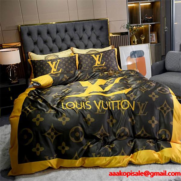 ルイ ヴィトン LOUIS VUITTON 寝具4点セットコピー 激安 普段使いOK_(日本最大級)