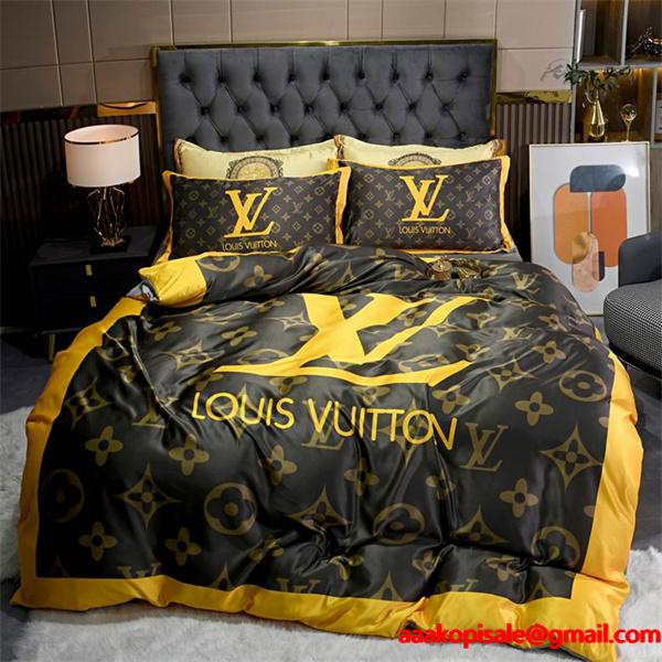 ルイ ヴィトン LOUIS VUITTON 寝具4点セットコピー 激安 普段使いOK_(日本最大級)