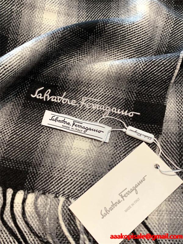 2026 耐久性のある フェラガモ マフラーコピーFERRAGAMO カジュアル激安(日本最大級)70*180㎝