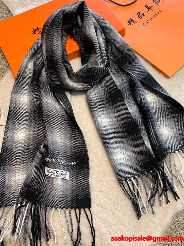 2026 耐久性のある フェラガモ マフラーコピーFERRAGAMO カジュアル激安(日本最大級)70*180㎝