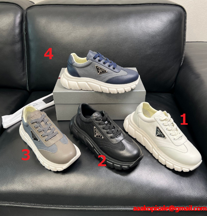 プラダスニーカーコピー PRADA  ランニングシューズ Newアイテム 4色可選 今年も大人気 ブランド激安通販 専門店
