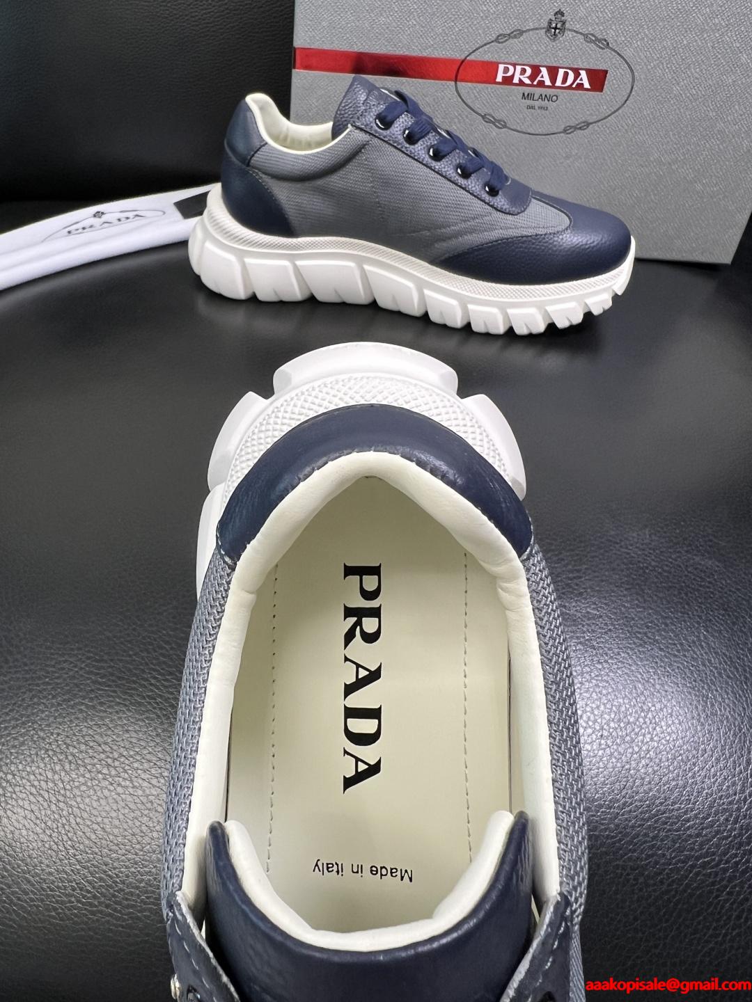 プラダスニーカーコピー PRADA  ランニングシューズ Newアイテム 4色可選 今年も大人気 ブランド激安通販 専門店