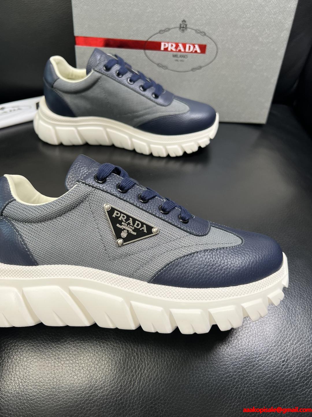 プラダスニーカーコピー PRADA  ランニングシューズ Newアイテム 4色可選 今年も大人気 ブランド激安通販 専門店
