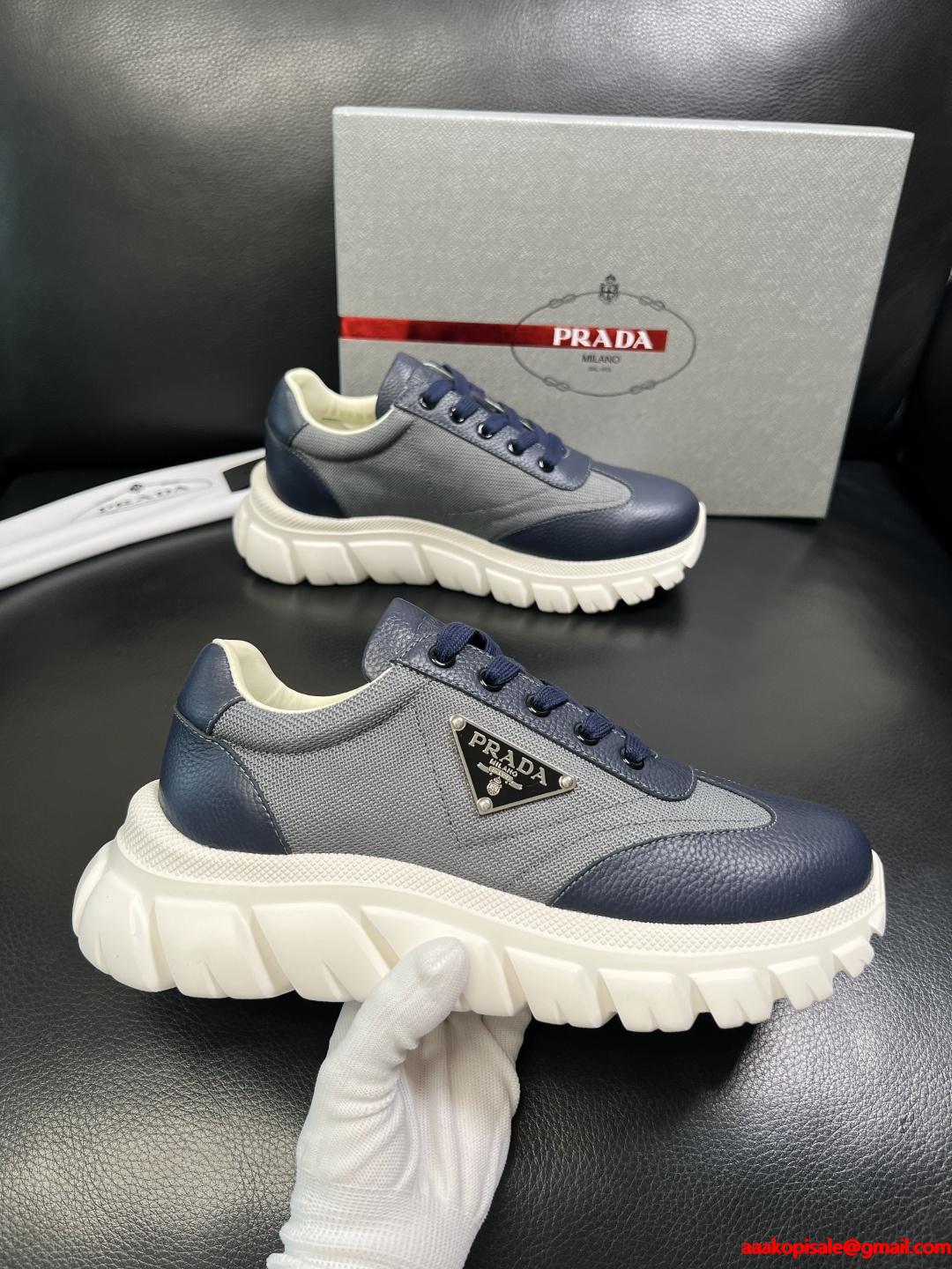 プラダスニーカーコピー PRADA  ランニングシューズ Newアイテム 4色可選 今年も大人気 ブランド激安通販 専門店