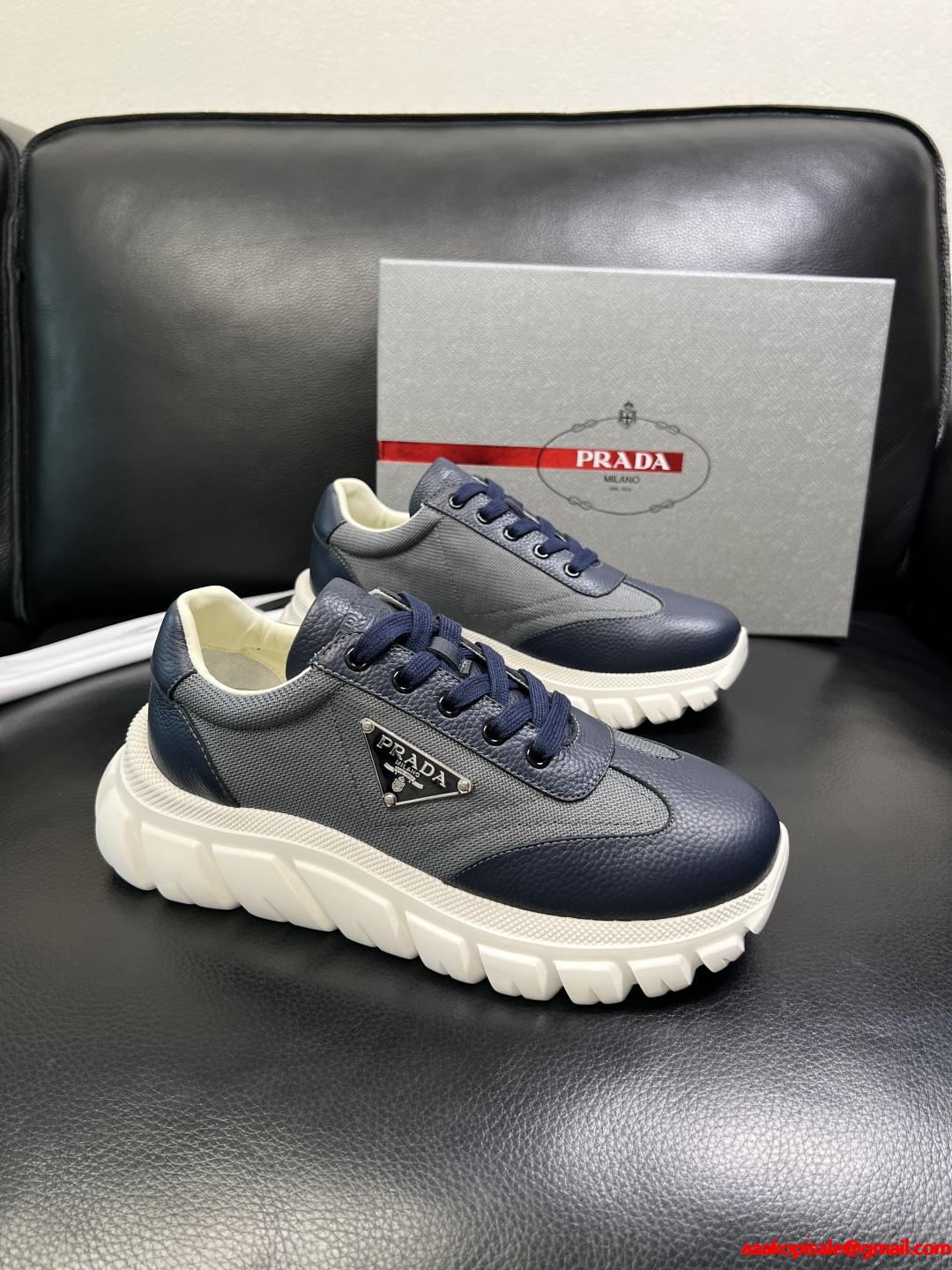 プラダスニーカーコピー PRADA  ランニングシューズ Newアイテム 4色可選 今年も大人気 ブランド激安通販 専門店