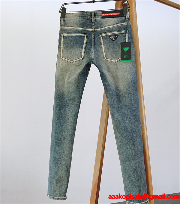 贈り物にも◎  2025新作 PRADA 足長効果のある_プラダ ジーンズ__スーパーコピーブランド激安通販 専門店