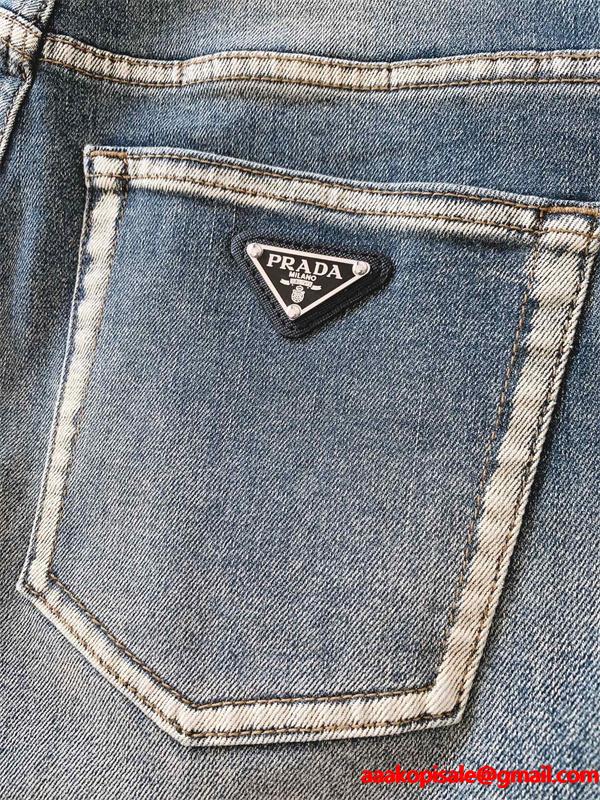 贈り物にも◎  2025新作 PRADA 足長効果のある_プラダ ジーンズ__スーパーコピーブランド激安通販 専門店