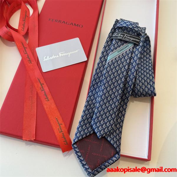 2026オシャレ☆☆通販赤字超特価得価新品メンズフェラガモ ネクタイコピー
