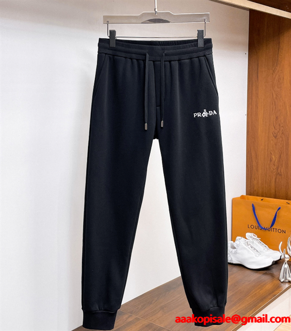 人気2025 PRADA プラダスウェットパンツコピーメンズファッションブランド激安通販 専門店