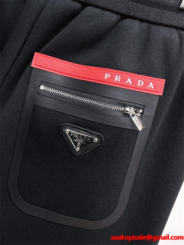 人気2025 PRADA プラダスウェットパンツコピーメンズファッションブランド激安通販 専門店