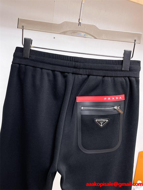 人気2025 PRADA プラダスウェットパンツコピーメンズファッションブランド激安通販 専門店