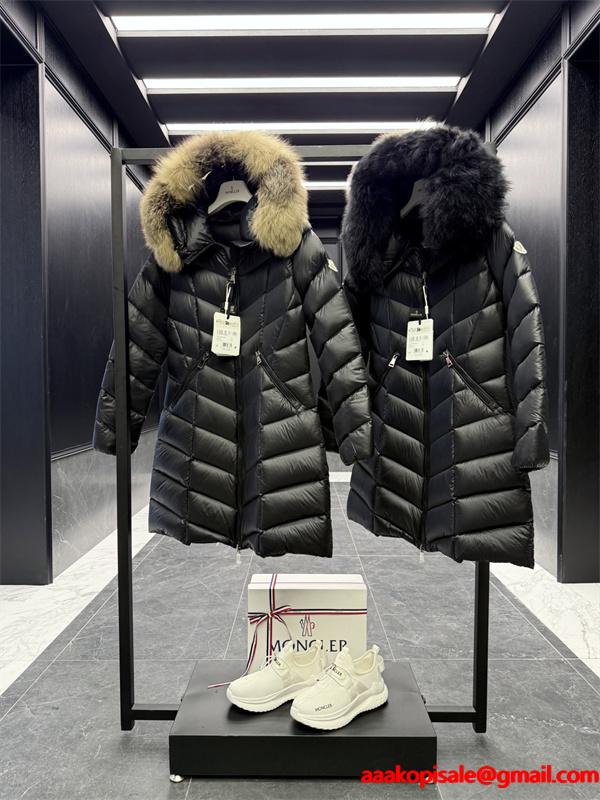 しっかり暖かな感じMoncler Fulmars　モンクレールロングダウンジャケットコピー　レディース