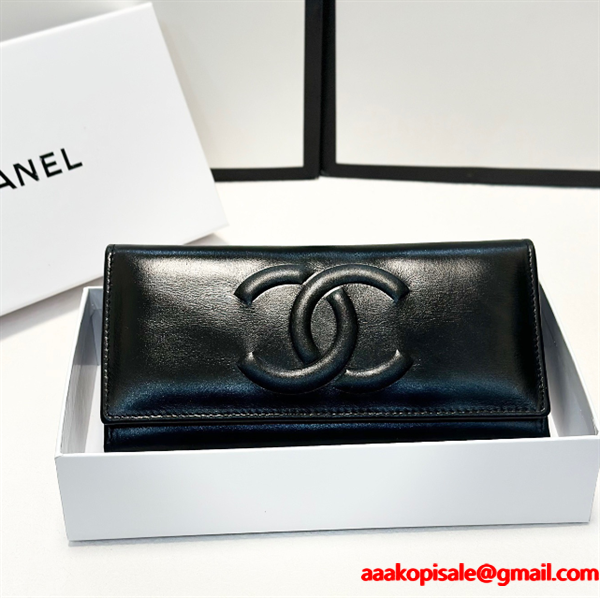 上質の柔らかい　レザー　人気シャネル長財布コピー 激安(日本最大級)ウォレット　ココマーク