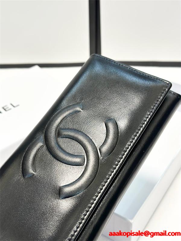 上質の柔らかい　レザー　人気シャネル長財布コピー 激安(日本最大級)ウォレット　ココマーク