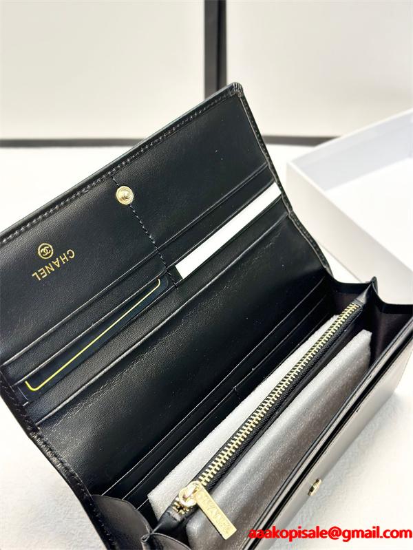 上質の柔らかい　レザー　人気シャネル長財布コピー 激安(日本最大級)ウォレット　ココマーク