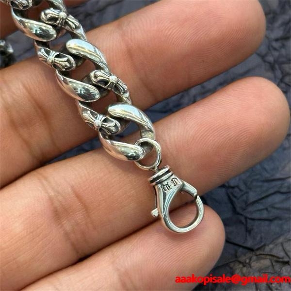 大人気2025春夏新作クロムハーツCHROME HEARTSプレスレットコピーシルバースタイリッシュな印象激安(日本最大級)