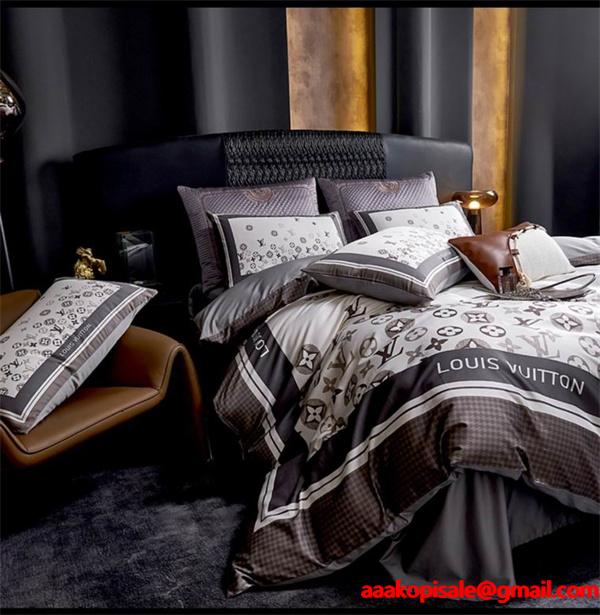 ヴィトン寝具4点 スーパーコピー激安大特価☆☆人気肌ざわりが良い綿100％シングルサイズ（約200×230cm）