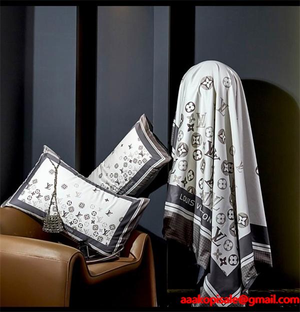 ヴィトン寝具4点 スーパーコピー激安大特価☆☆人気肌ざわりが良い綿100％シングルサイズ（約200×230cm）