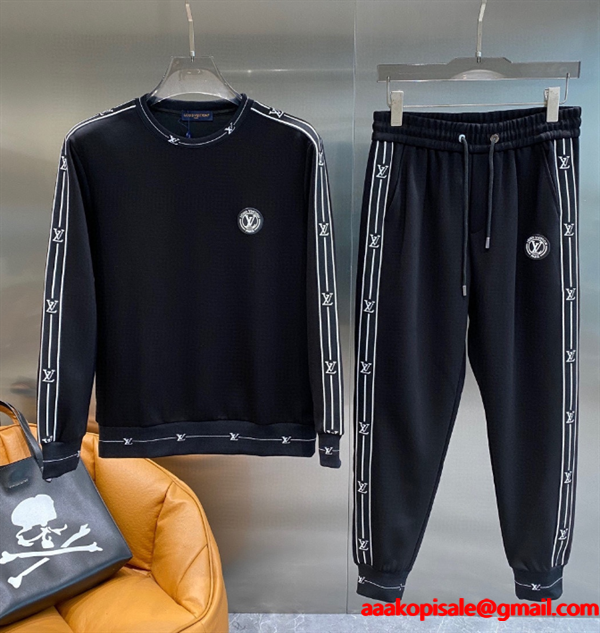 100％品質保証遊び心たっぷり秋冬コーデ LOUIS VUITTON ルイ ヴィトン_ 上下セットコピー 激安(日本最大級)