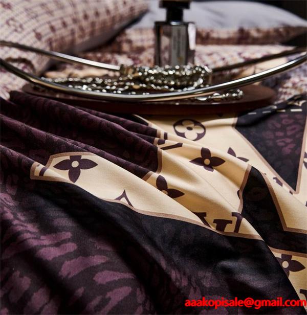 ルイ ヴィトン 寝具セット コピー2025-26秋冬 4点セット 注目のアイテム_シングルサイズ（約200×230cm）掛け布団カバー激安(日本最大級)