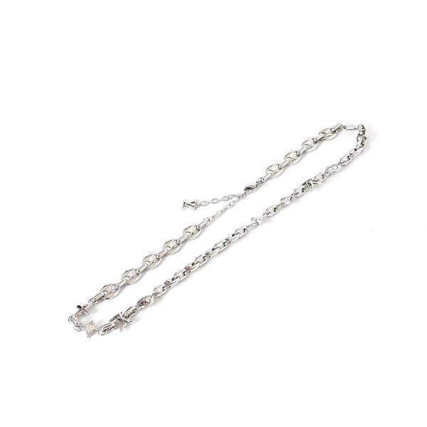 ☆LOUIS VUITTON x Nigo☆  M03189☆ルイヴィトンネックレスコピー LV SAILOR MEDIUM CHAIN サイズ50-58cm